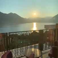 Sunset from the bedroom terrace
