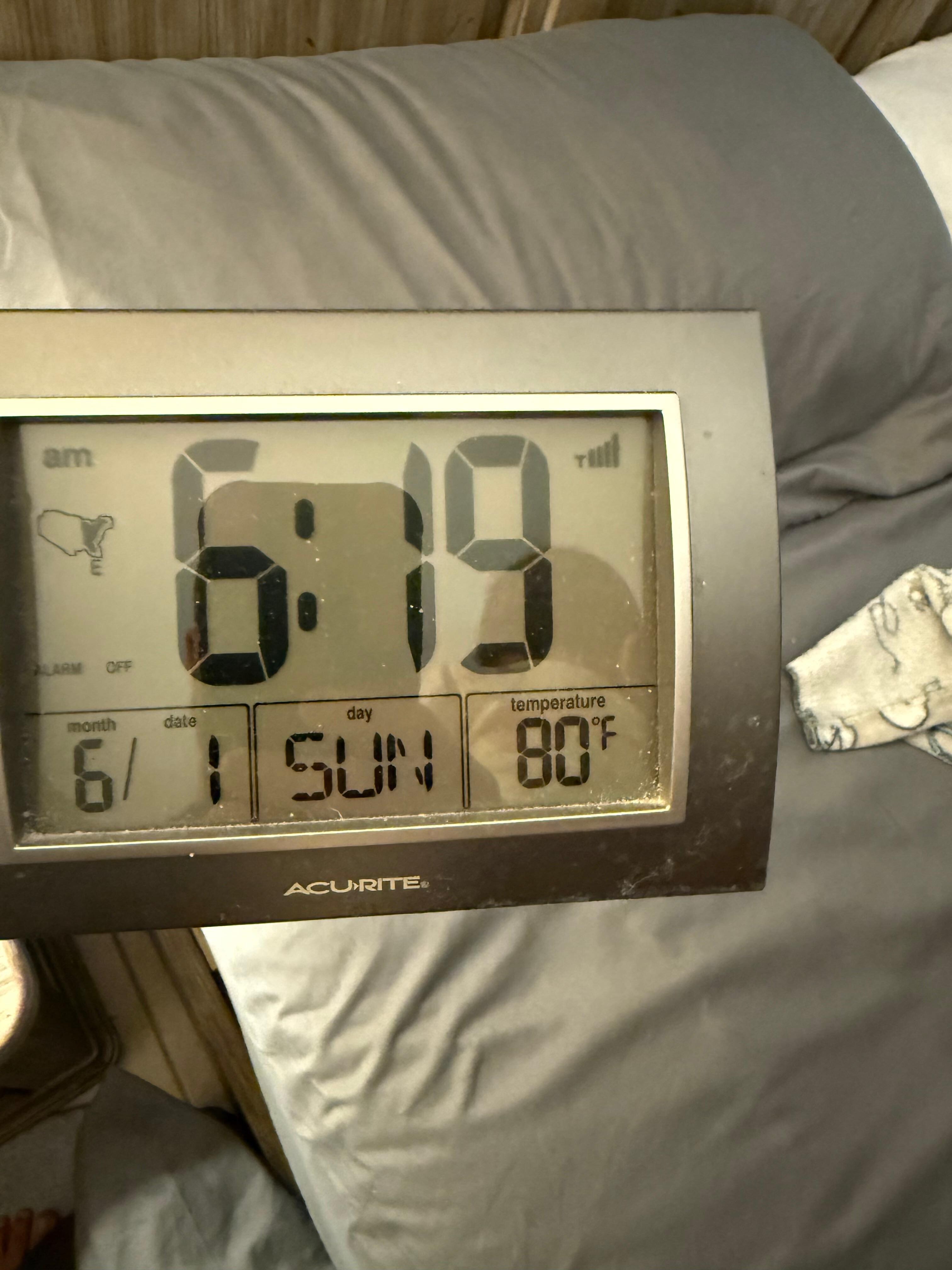Thermostat at 71 but temperature 80