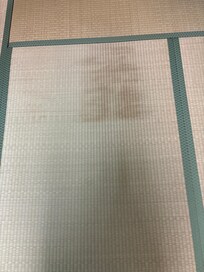 畳は 大きなシミ