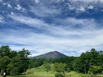 朝食会場(クラブハウス2階)からの景色