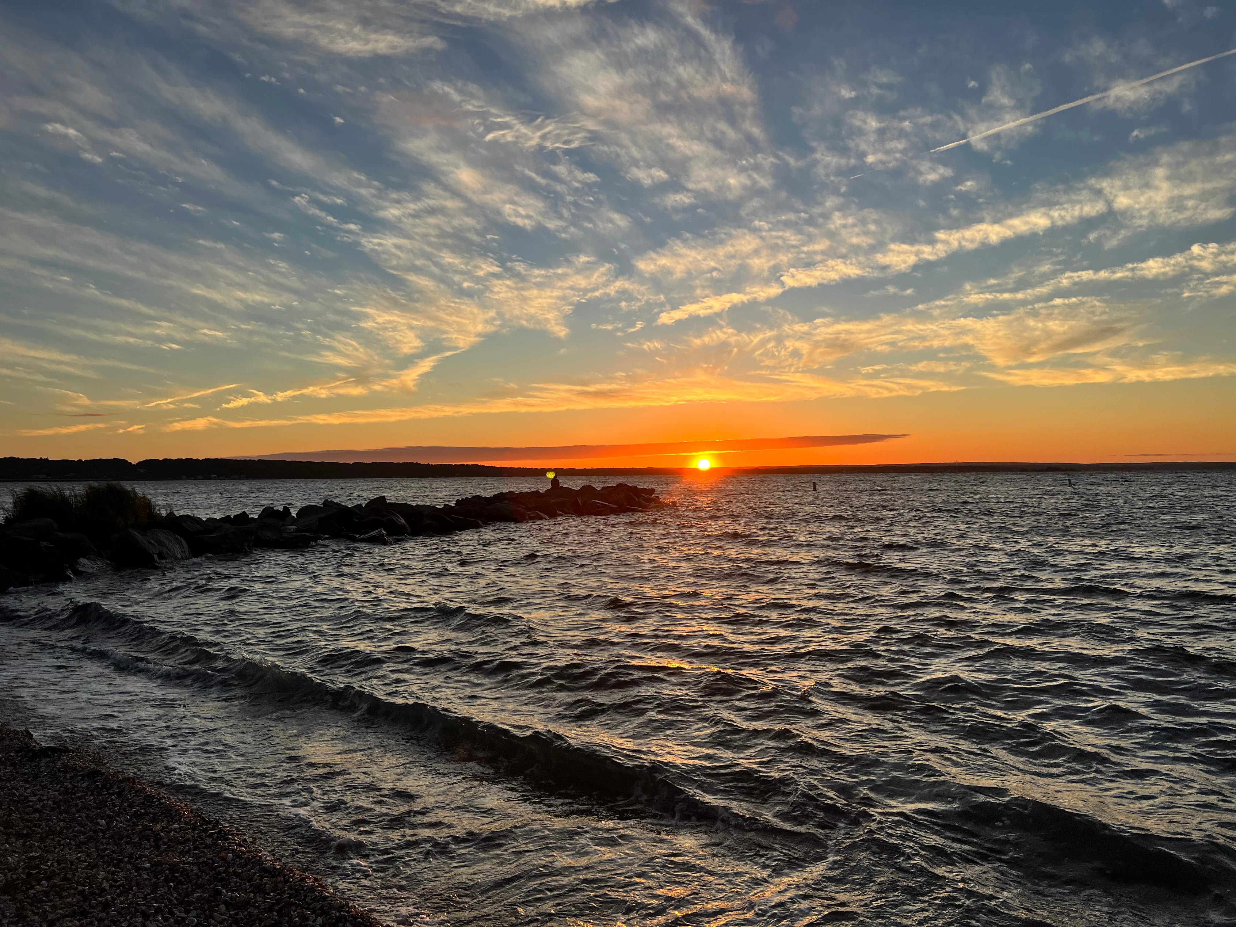 Sunset at Heads beach