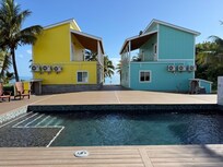 View from the back of the units.