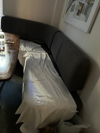 After the clean up😤 not a $900 a night hotel