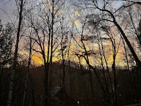 View from the hot tub