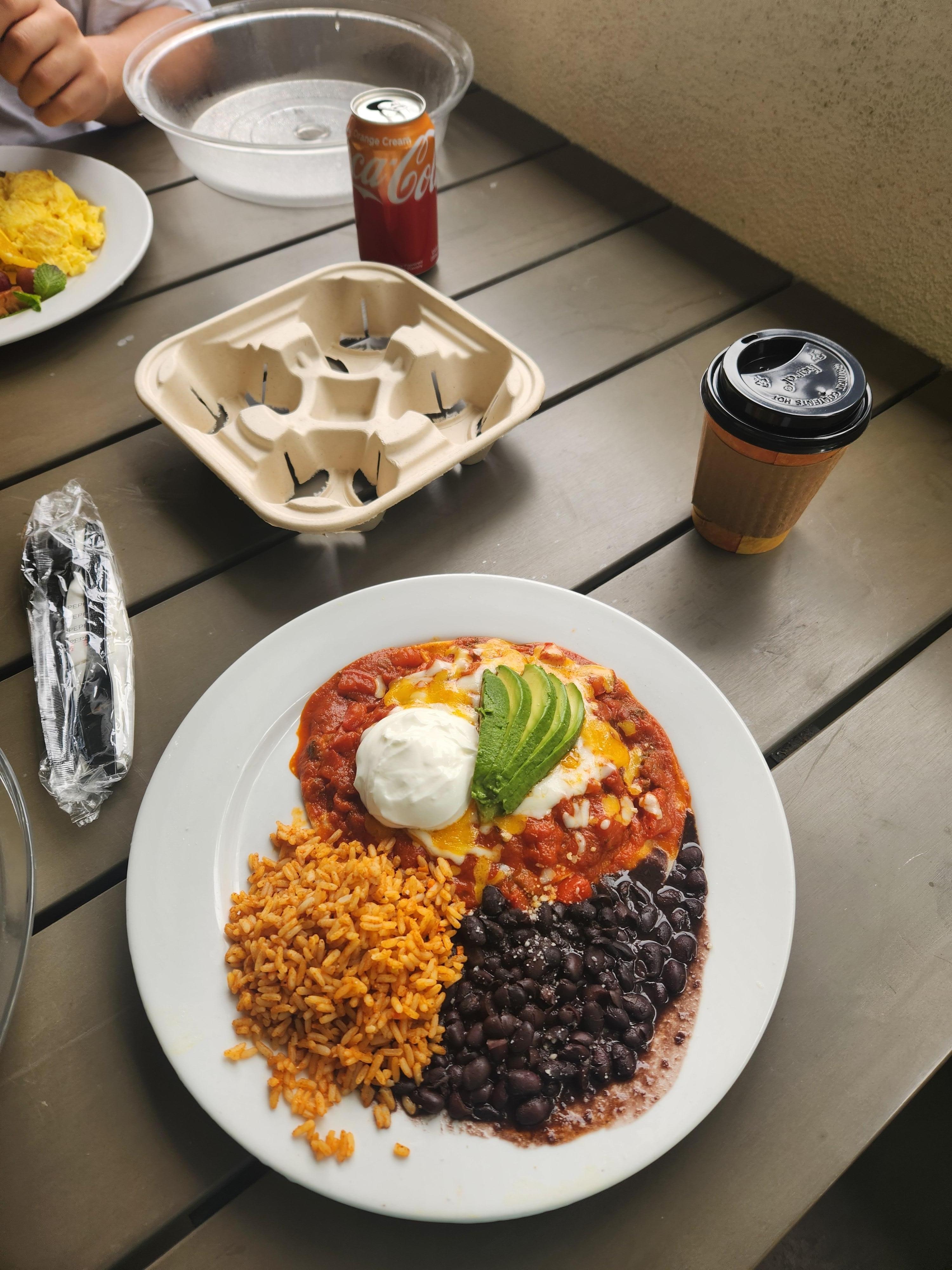 Breakfast from The Crocodile restaurant 