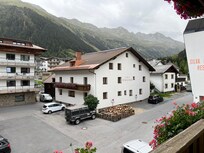 Ausblick vom Balkon
