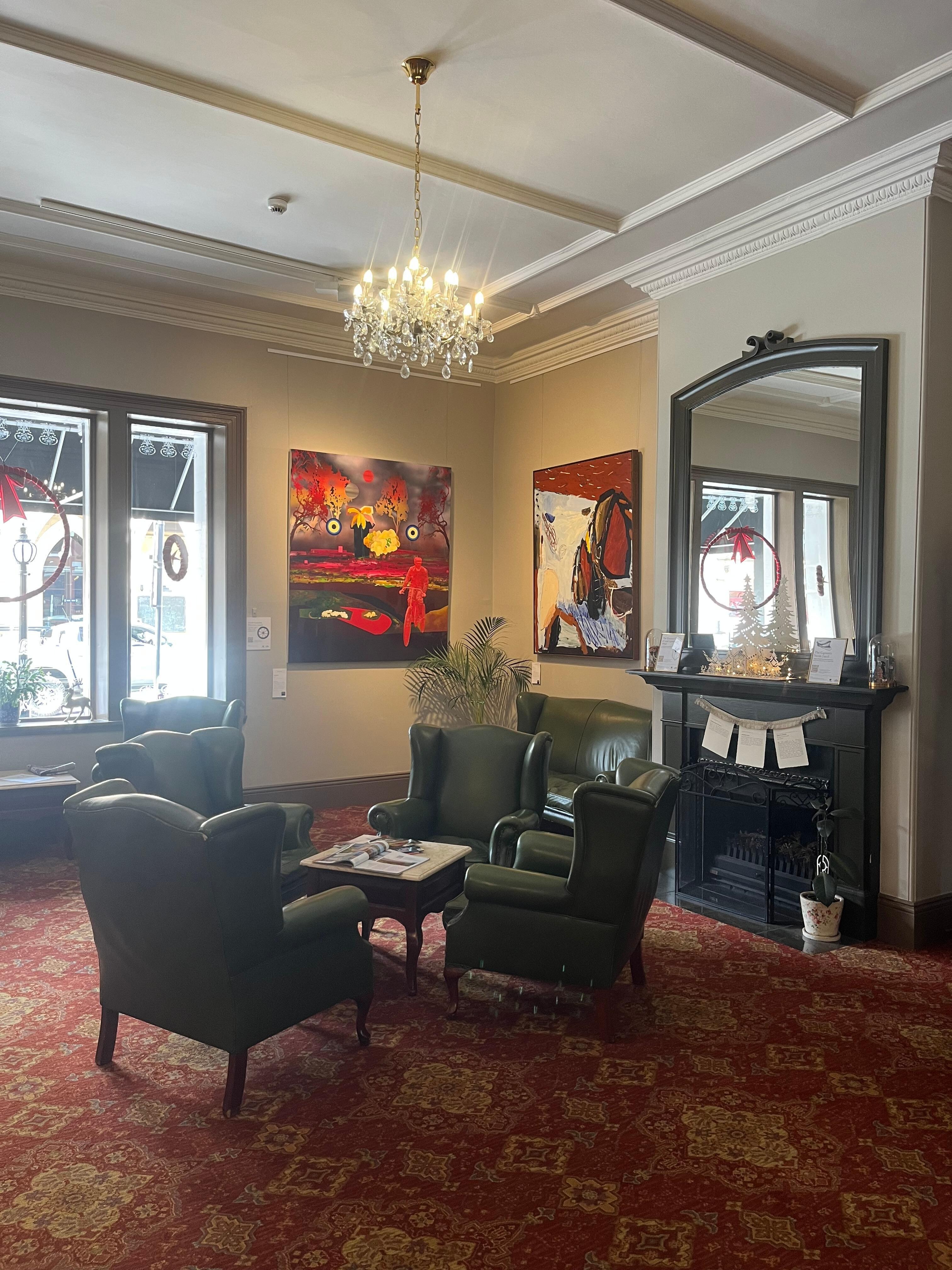 Sitting/Waiting room as you enter the hotel