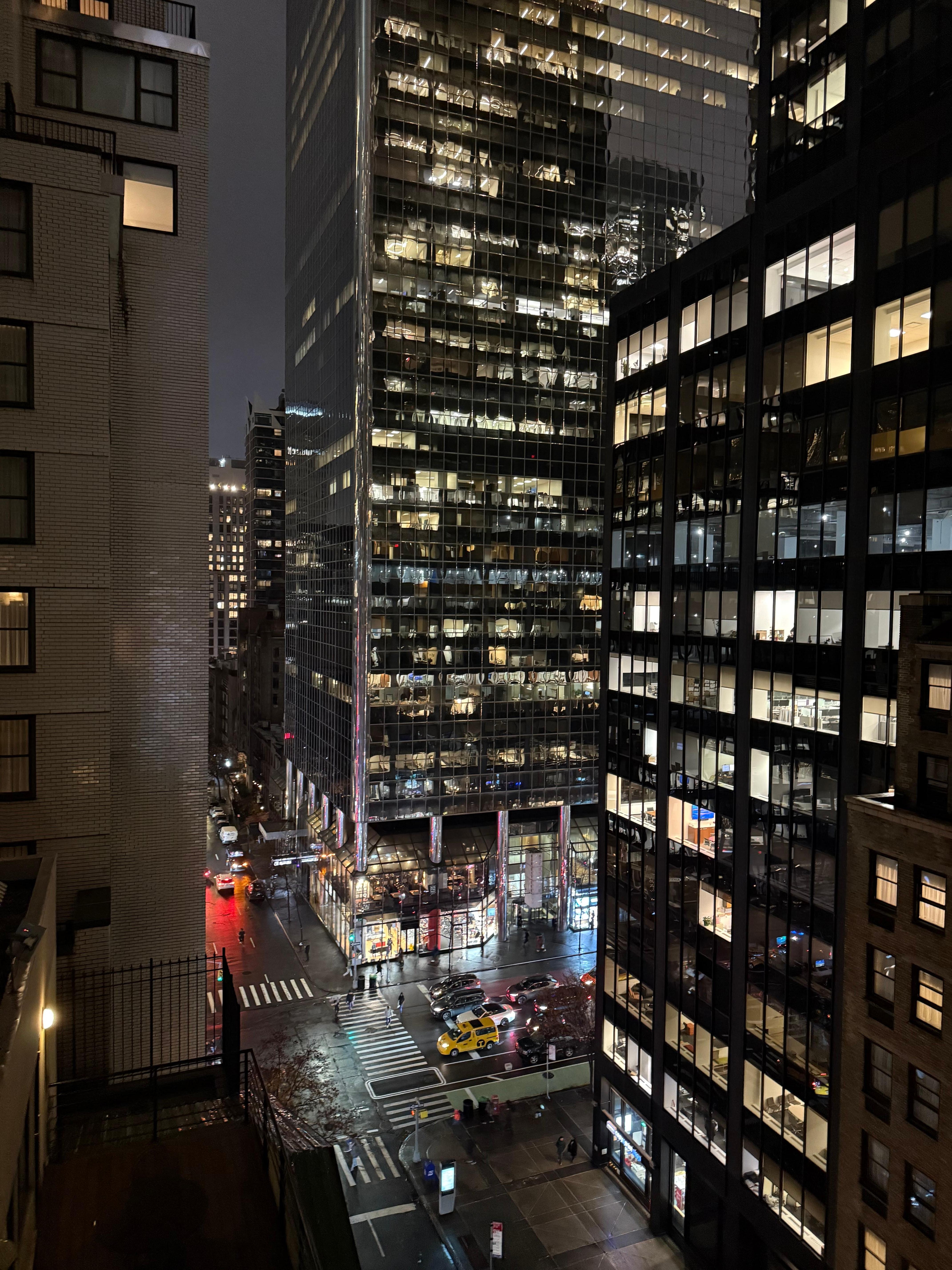 View outside the suite 