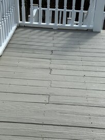 Rotted decking