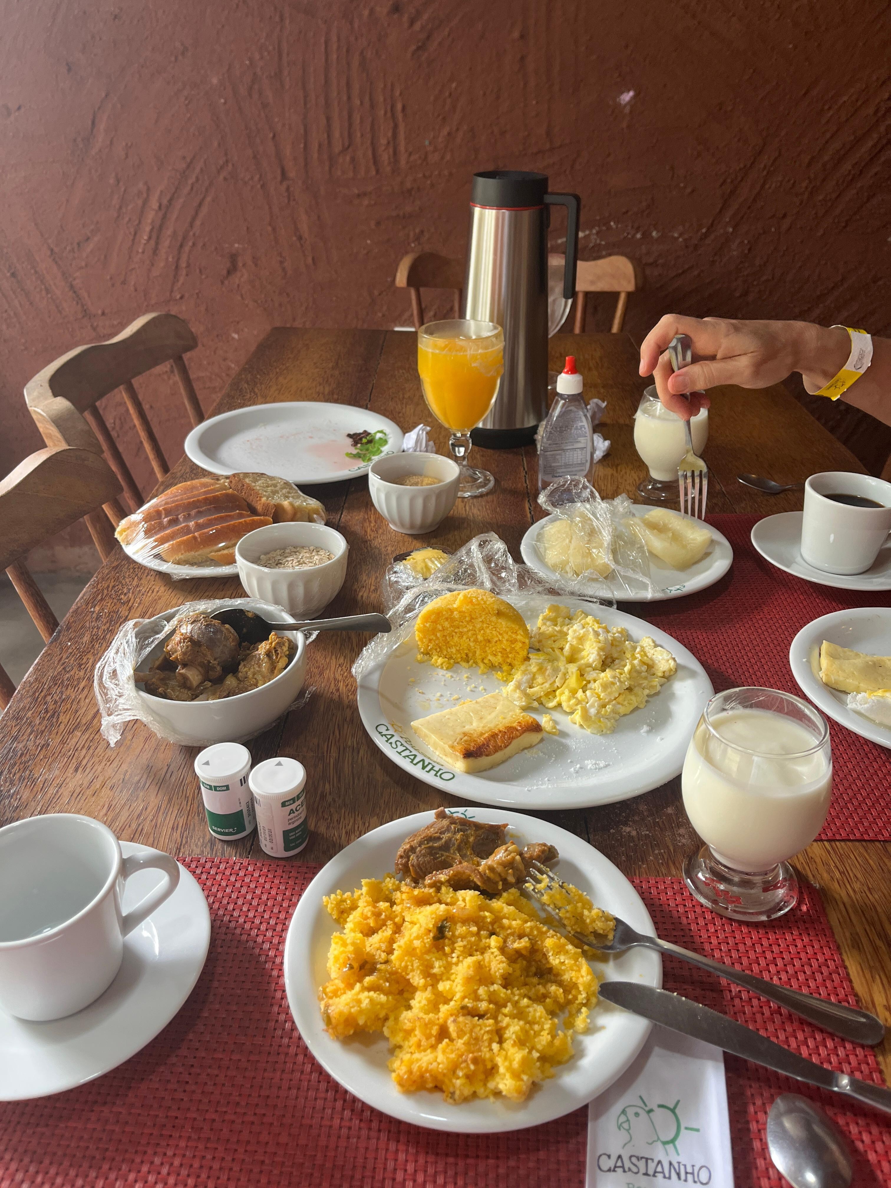 Café da manhã escolhido