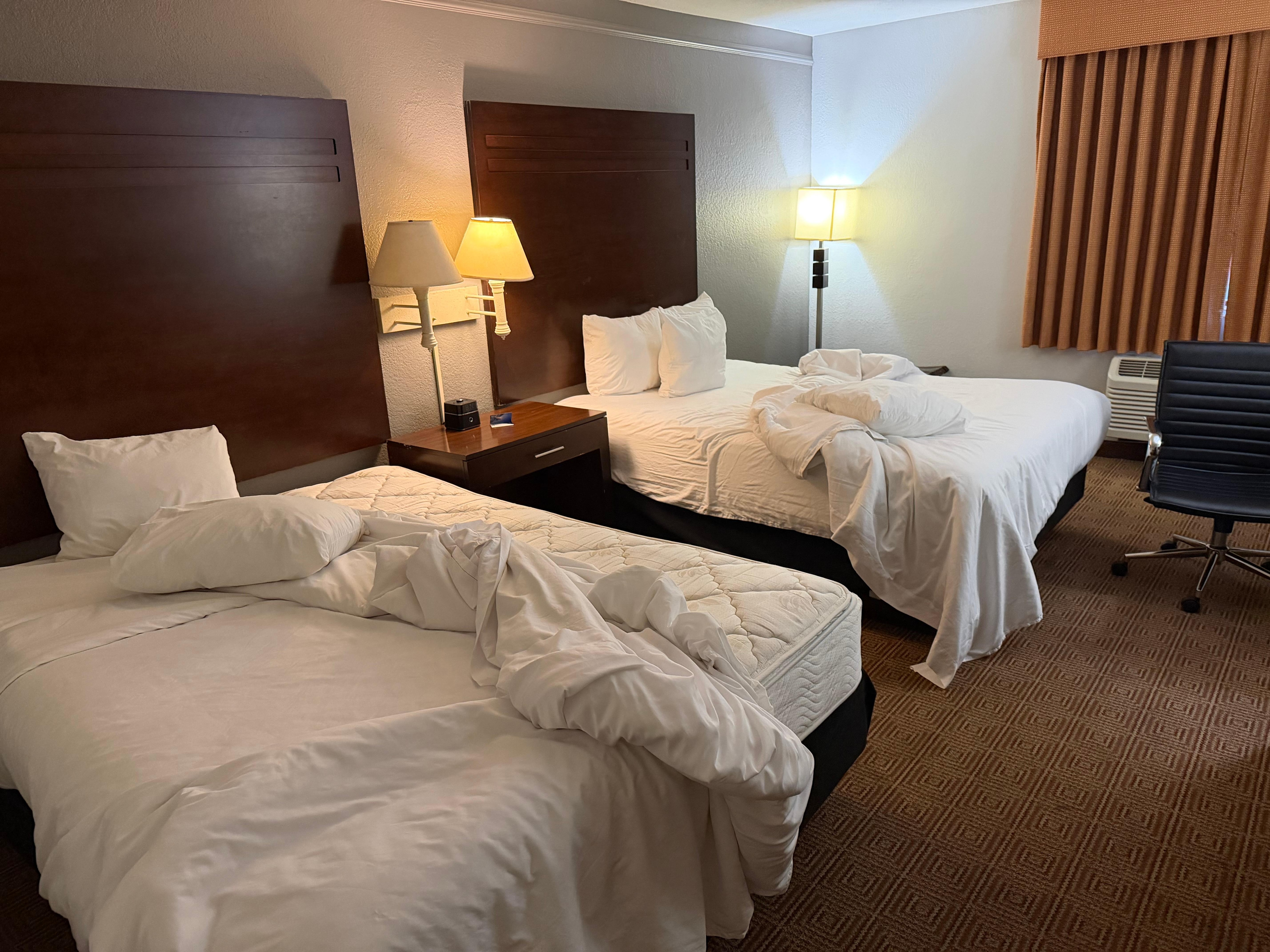 Not cleaned room and REFUSED to clean!