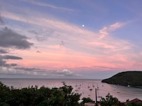 Coucher de soleil pendant notre séjour