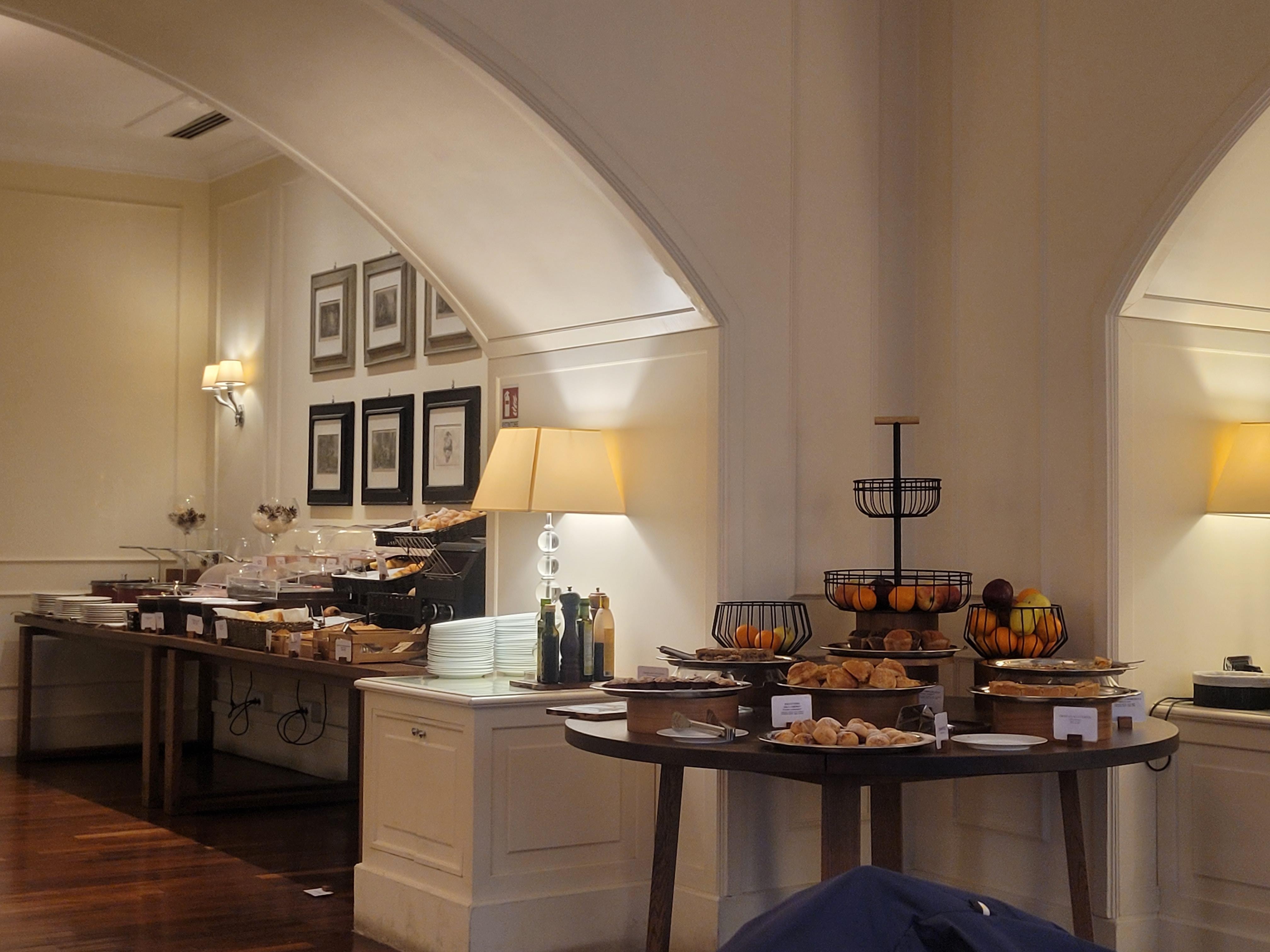 Breakfast spread was good