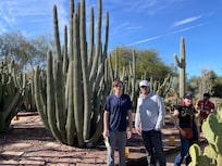 A walk in Desert Botanical Garden in Phoenix