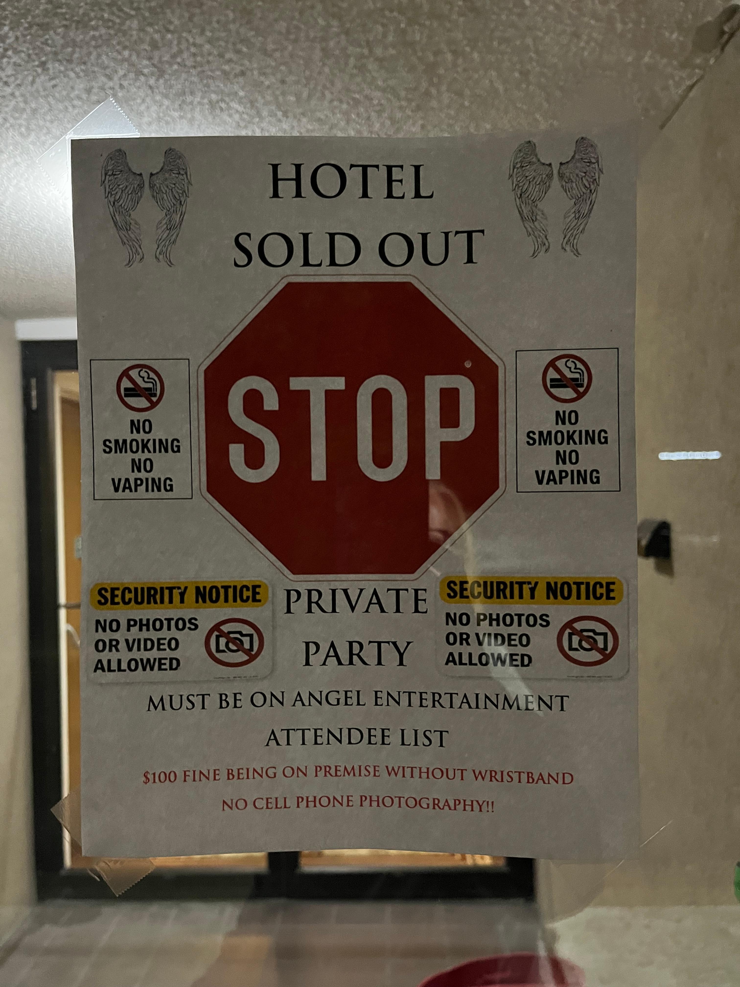 Apparently there was a party one the first floor 