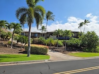 The house from the street.