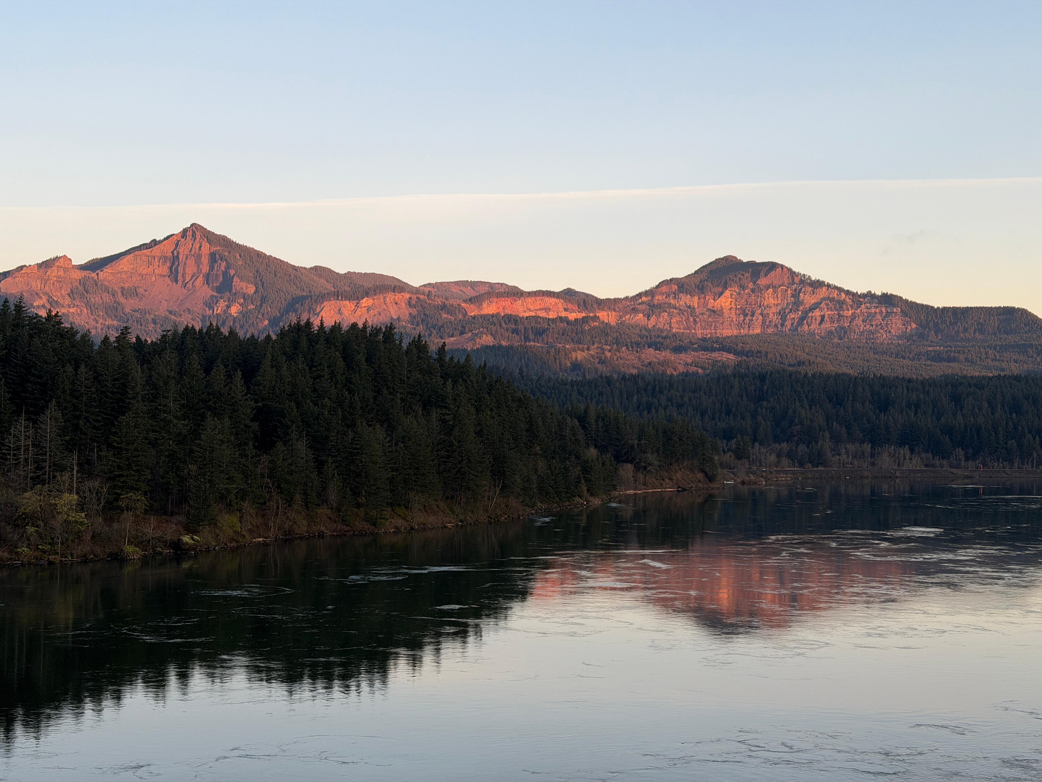 View from my room with a king bed and balcony
