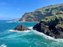 Photo lors d’une marche, du littoral de El Sauzal en bas de la villa!
