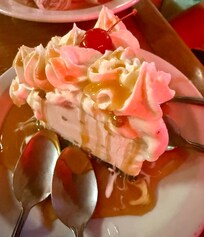 Yummy Holy Cow ice cream pie at The Forks Resort diner.