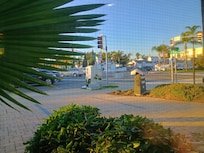 View to street from bedroom window