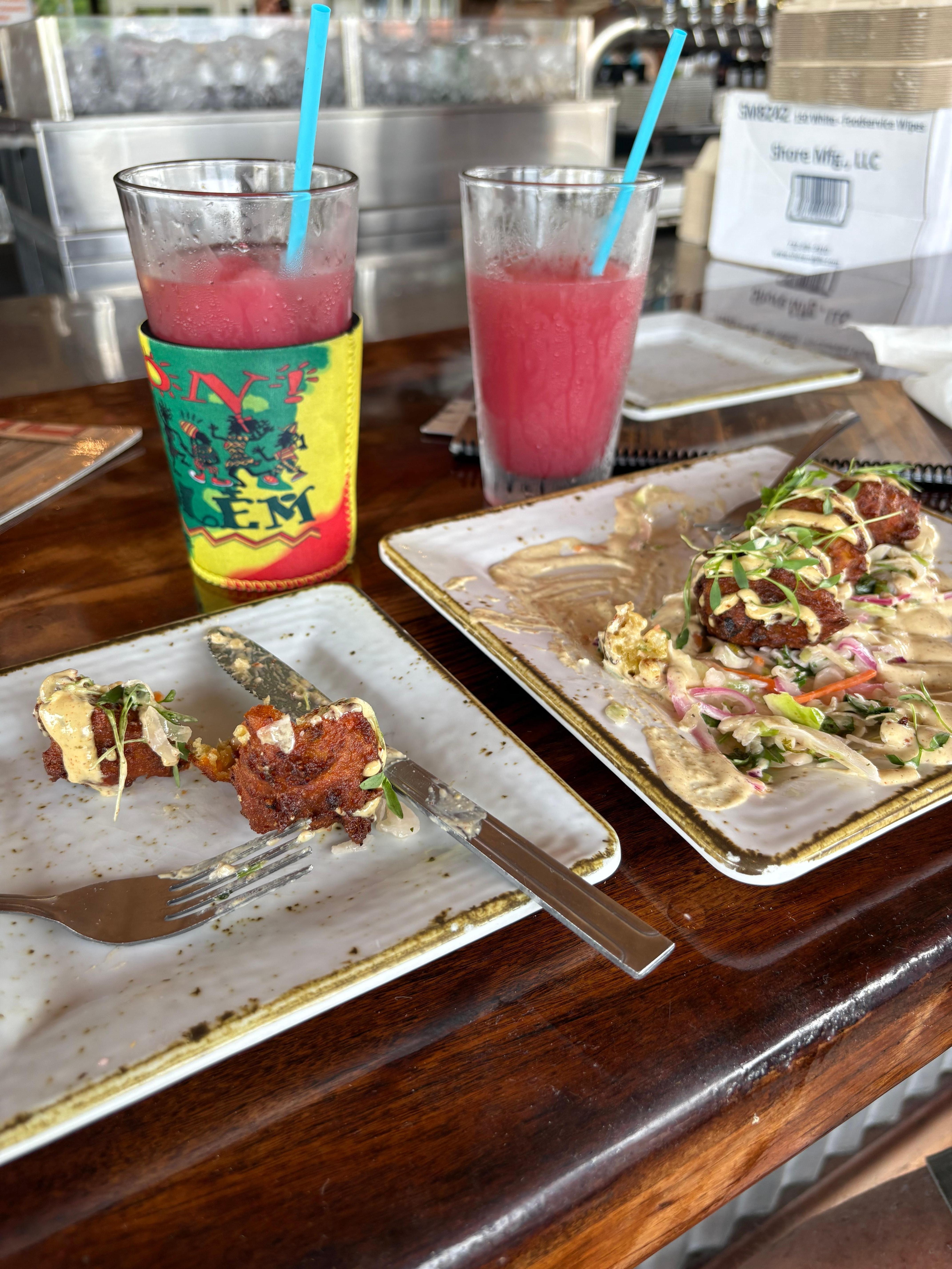 Conch fritters, ummm