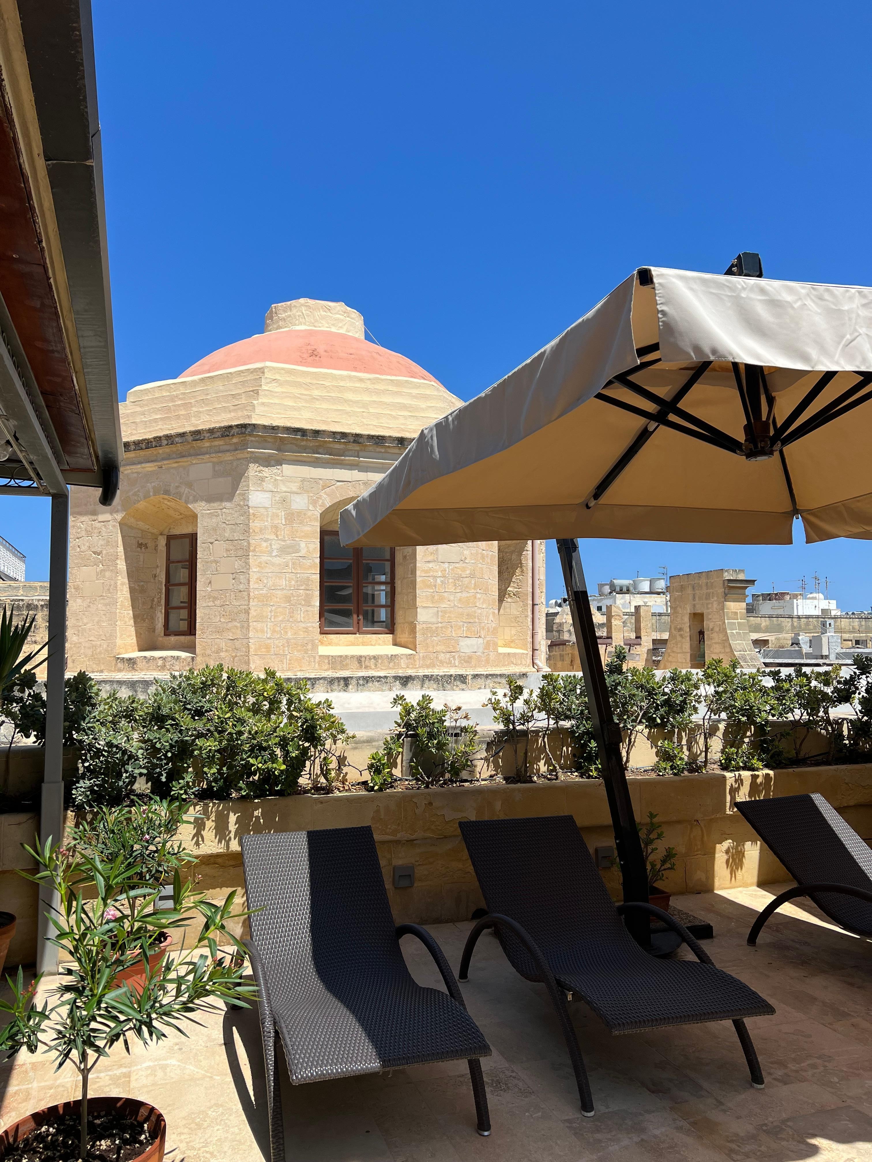 プールからの景色