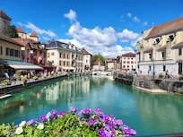 Vue d'Annecy et du Thiou
