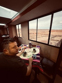View from our breakfast window.