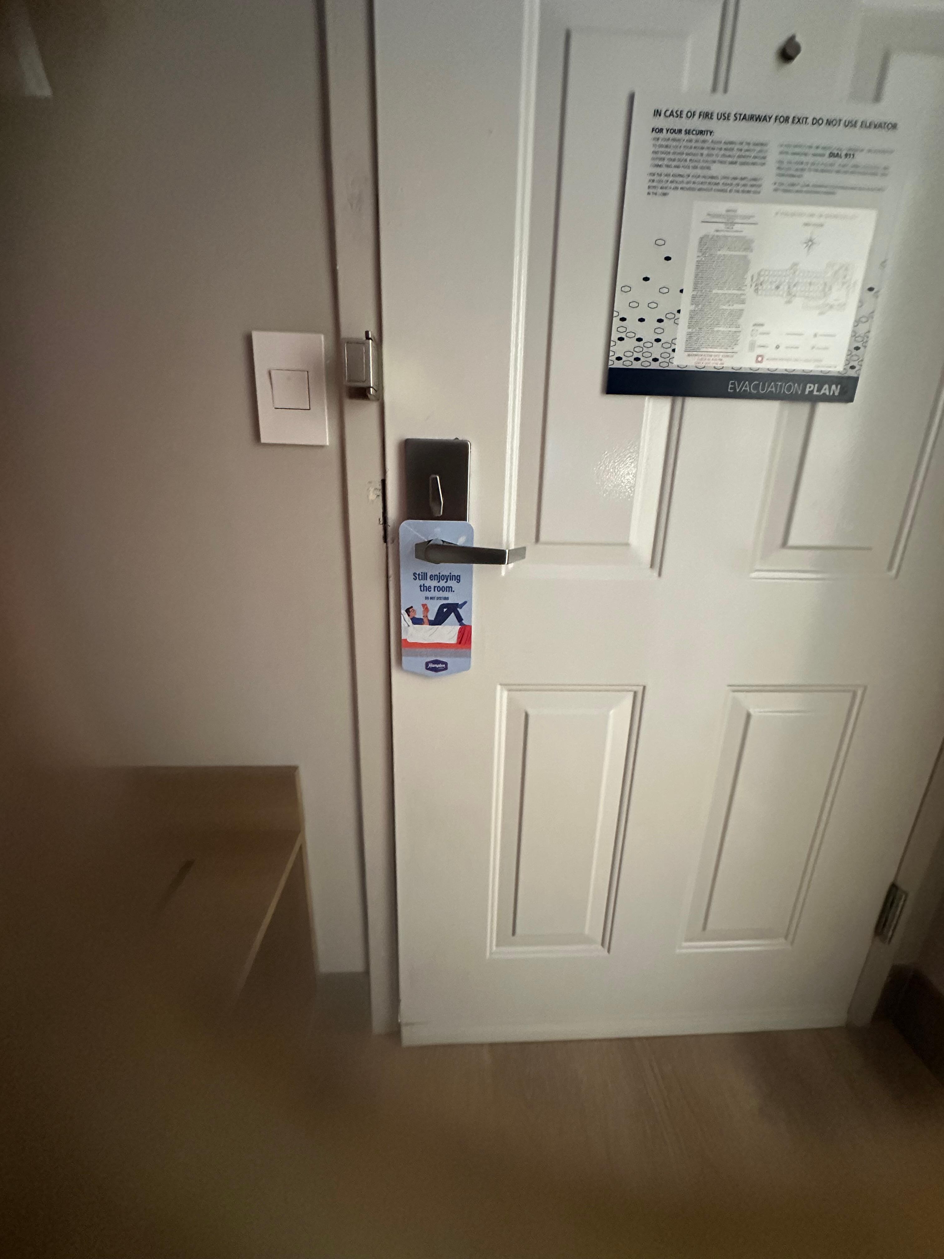 Our broken unsafe door 