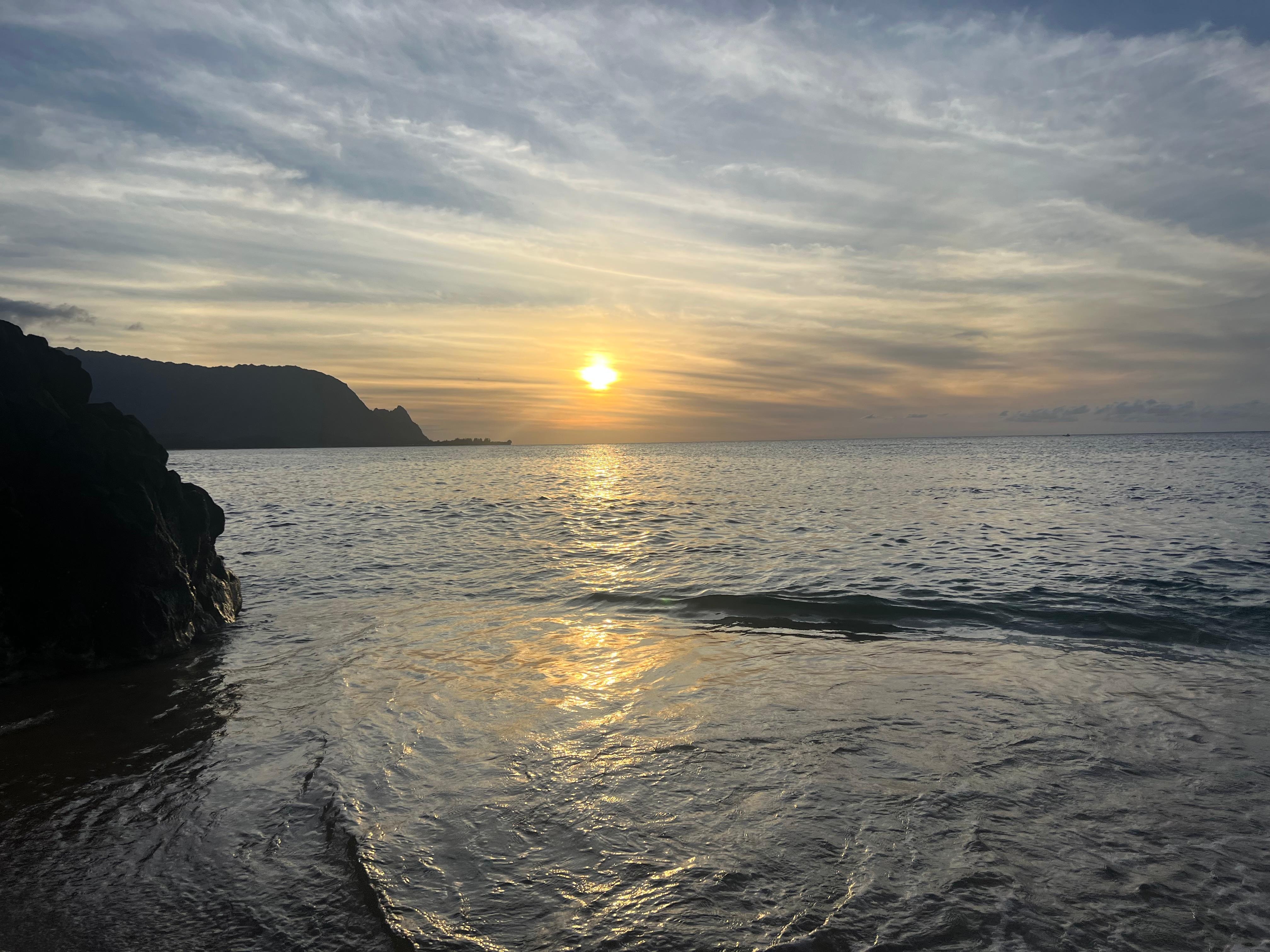 Sunset from Hideaways Beach