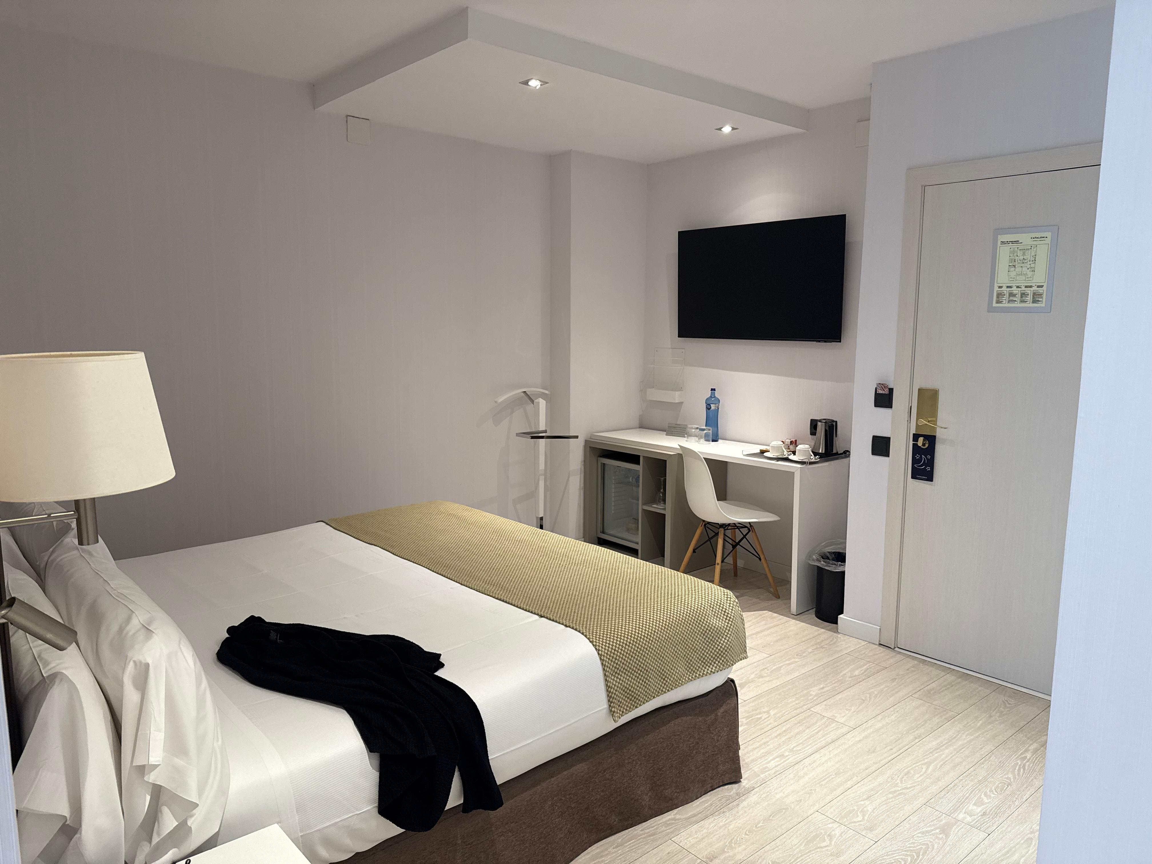 This was the bigger size bedroom