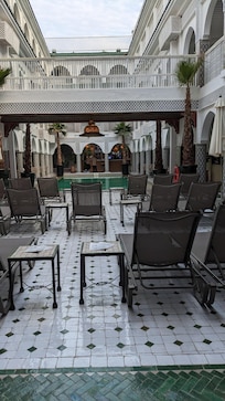 Seating poolside