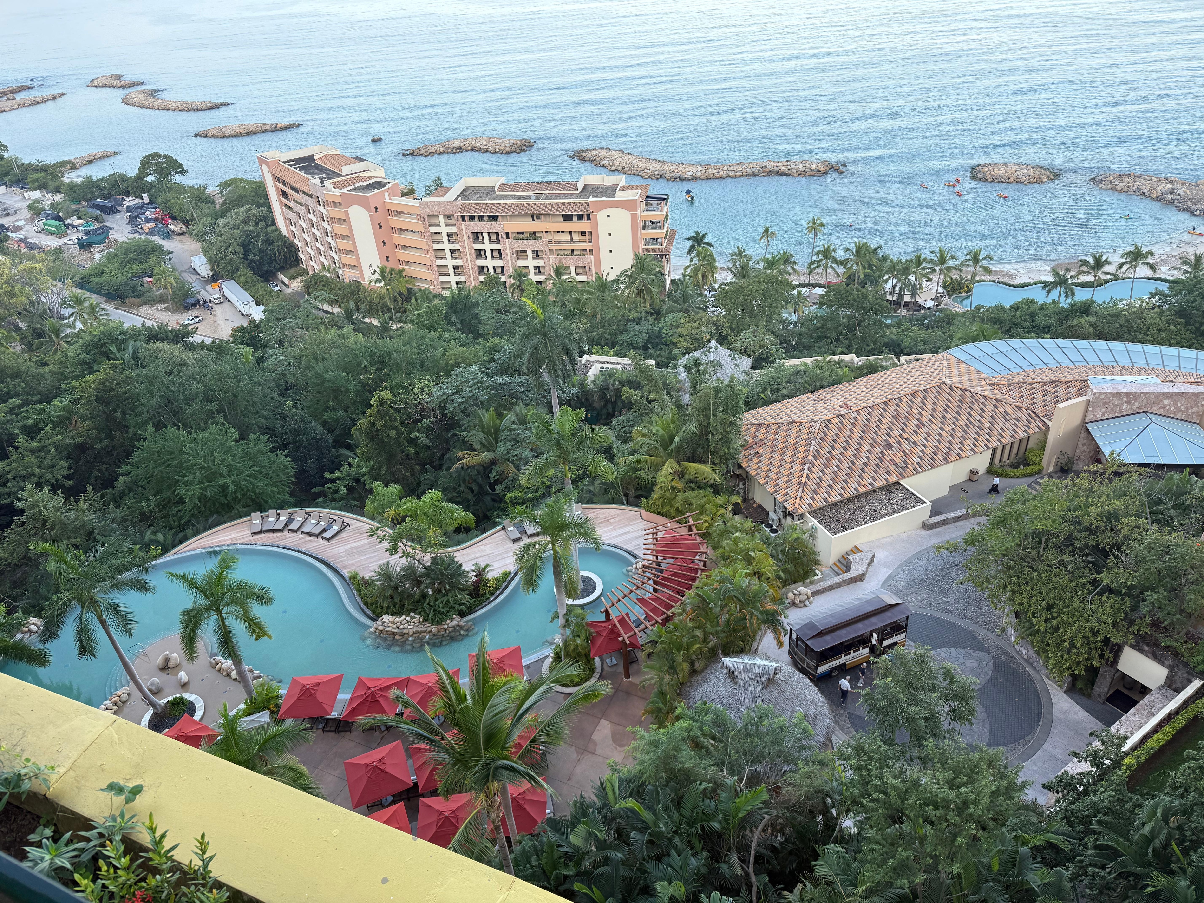 View from Mousai north tower.