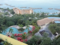 View from Mousai north tower.