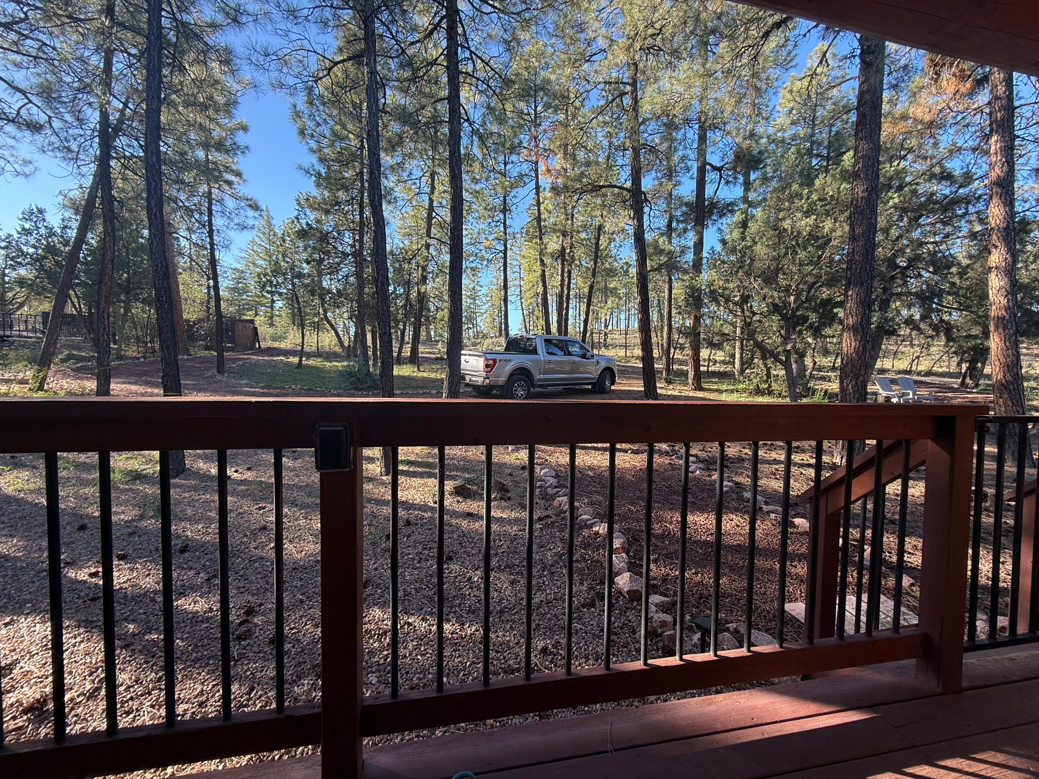 View sitting on the front porch.