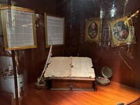 フロント横に飾られていた手紙