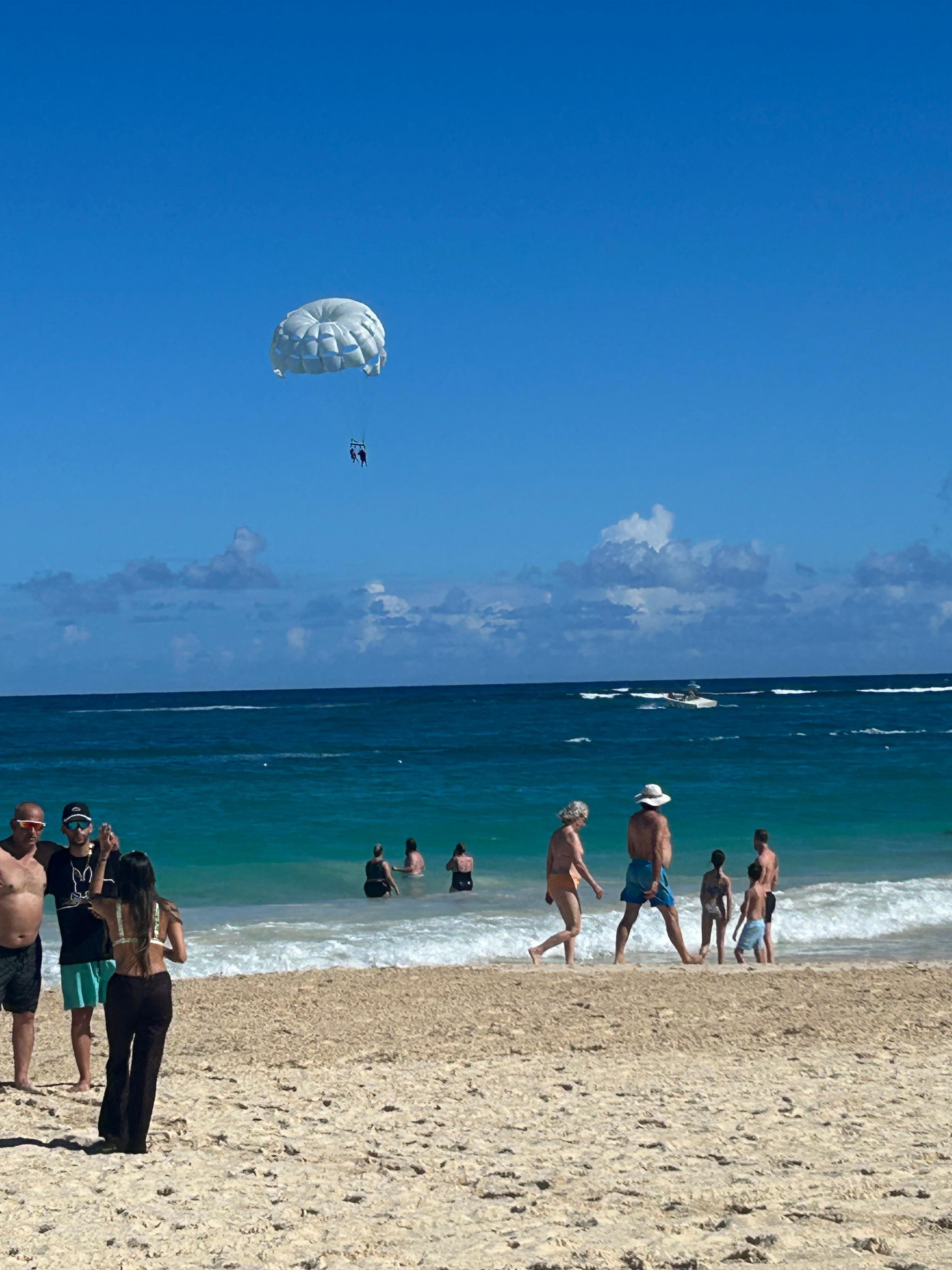 They offer parasailing, snorkeling and banana boat rides right from the beach at the resort.