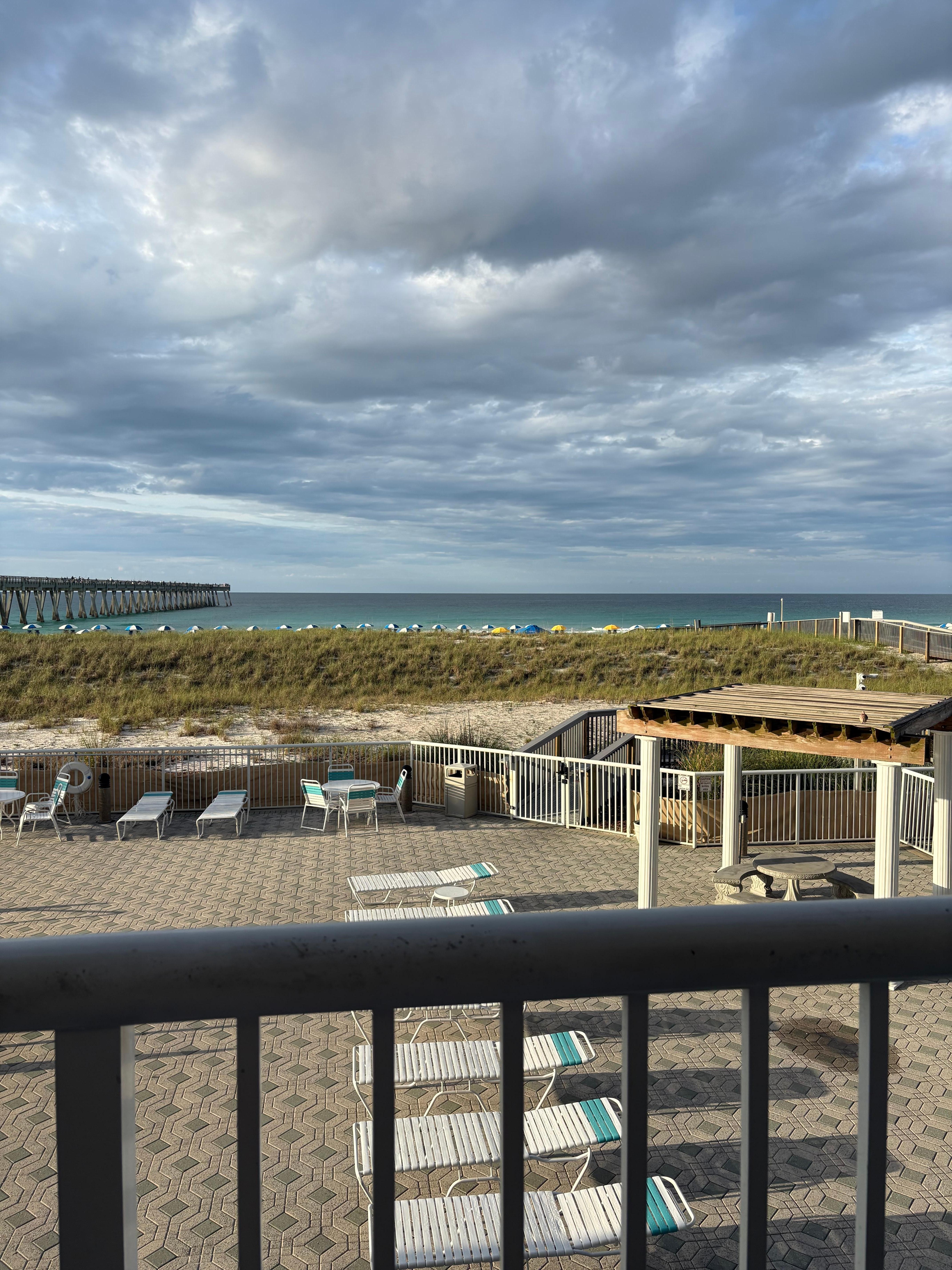 View from the balcony.