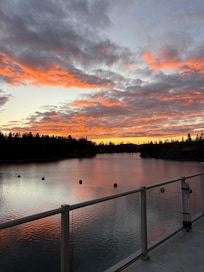 Gorgeous sunset view from private balcony!