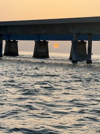 Sunset at the 7-mile bridge
