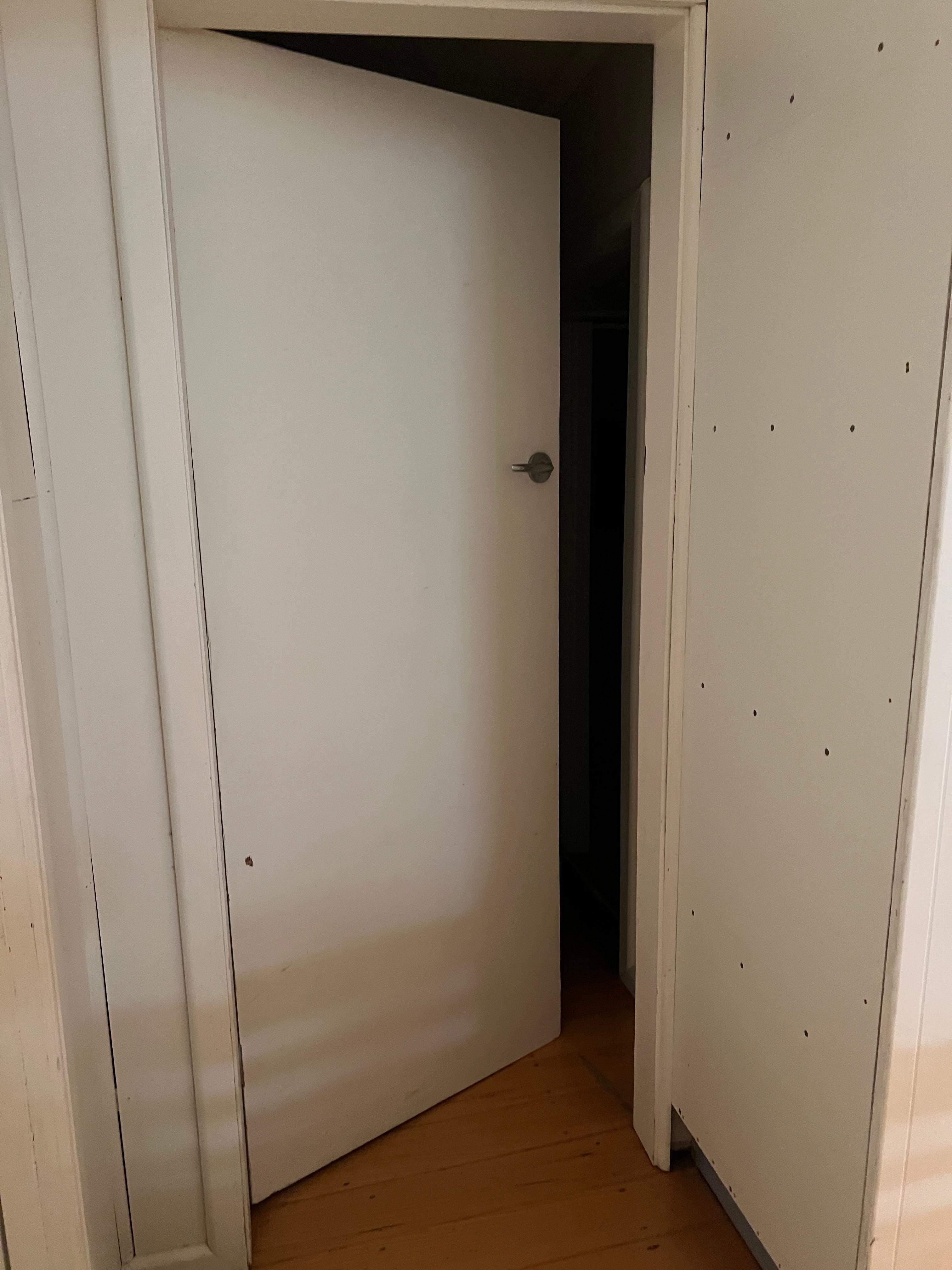 Couldn’t close back door to keep main living area warm