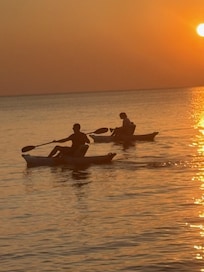 Sunset kayak time