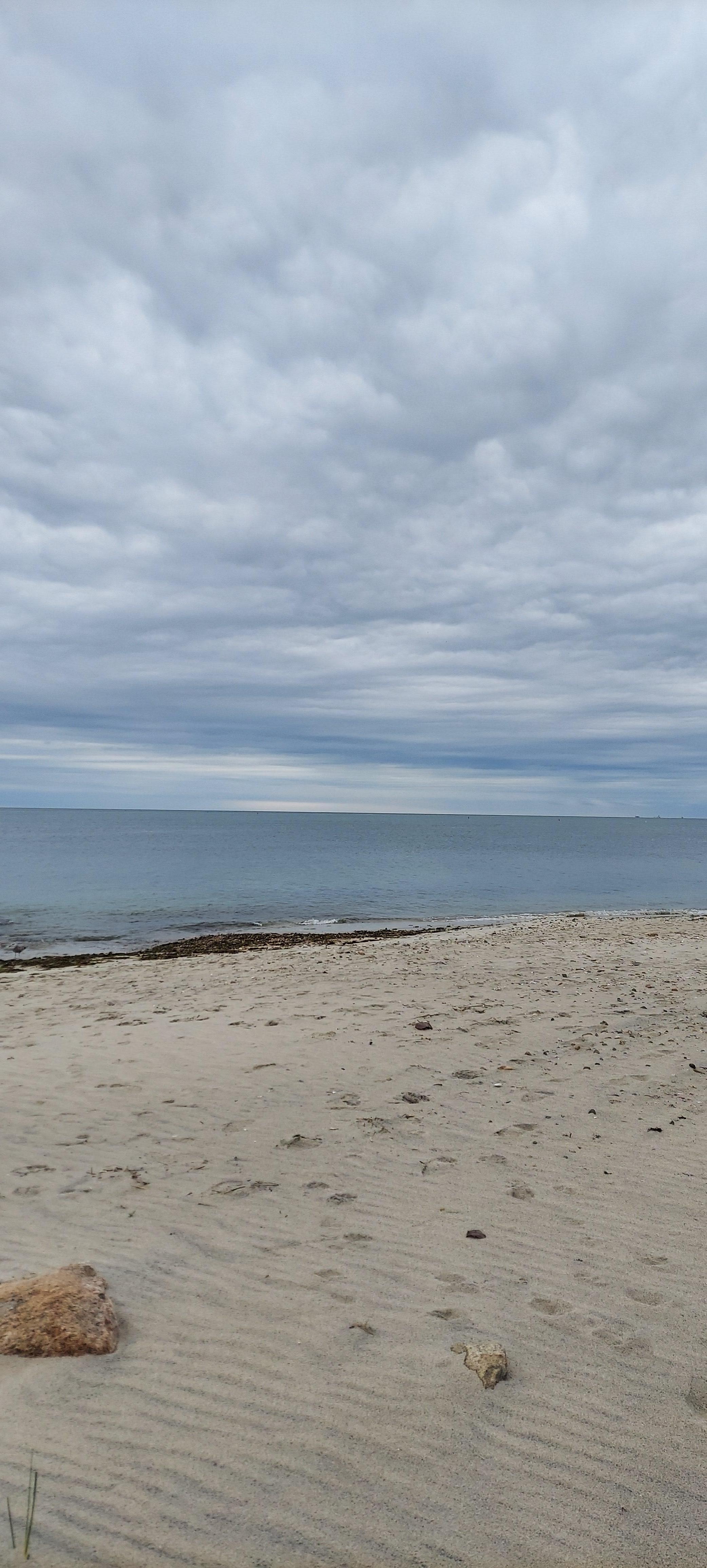 Even a cloudy day looks beautiful when you're at the ocean