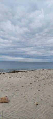 Even a cloudy day looks beautiful when you're at the ocean
