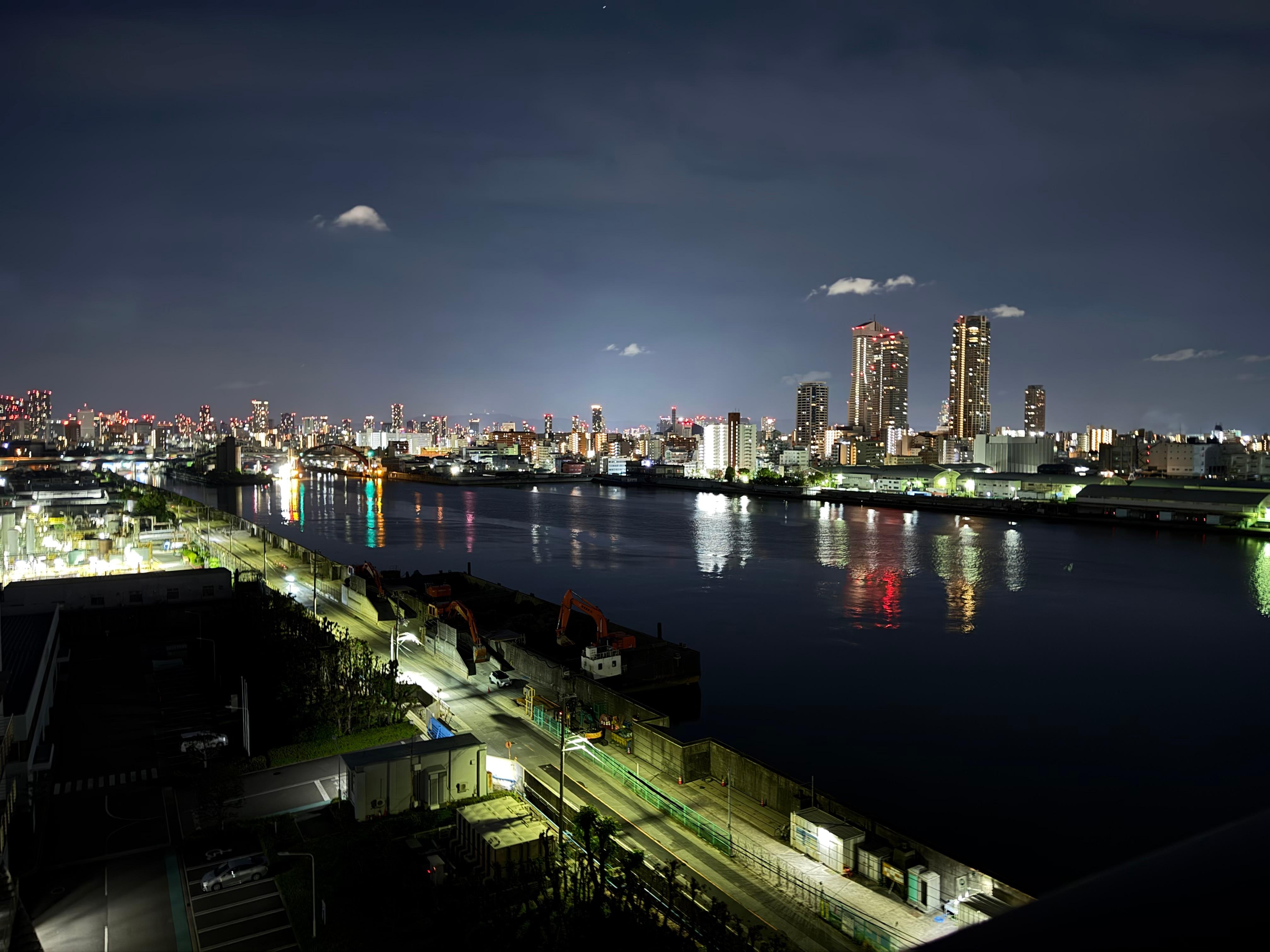 お部屋から見えた夜景です