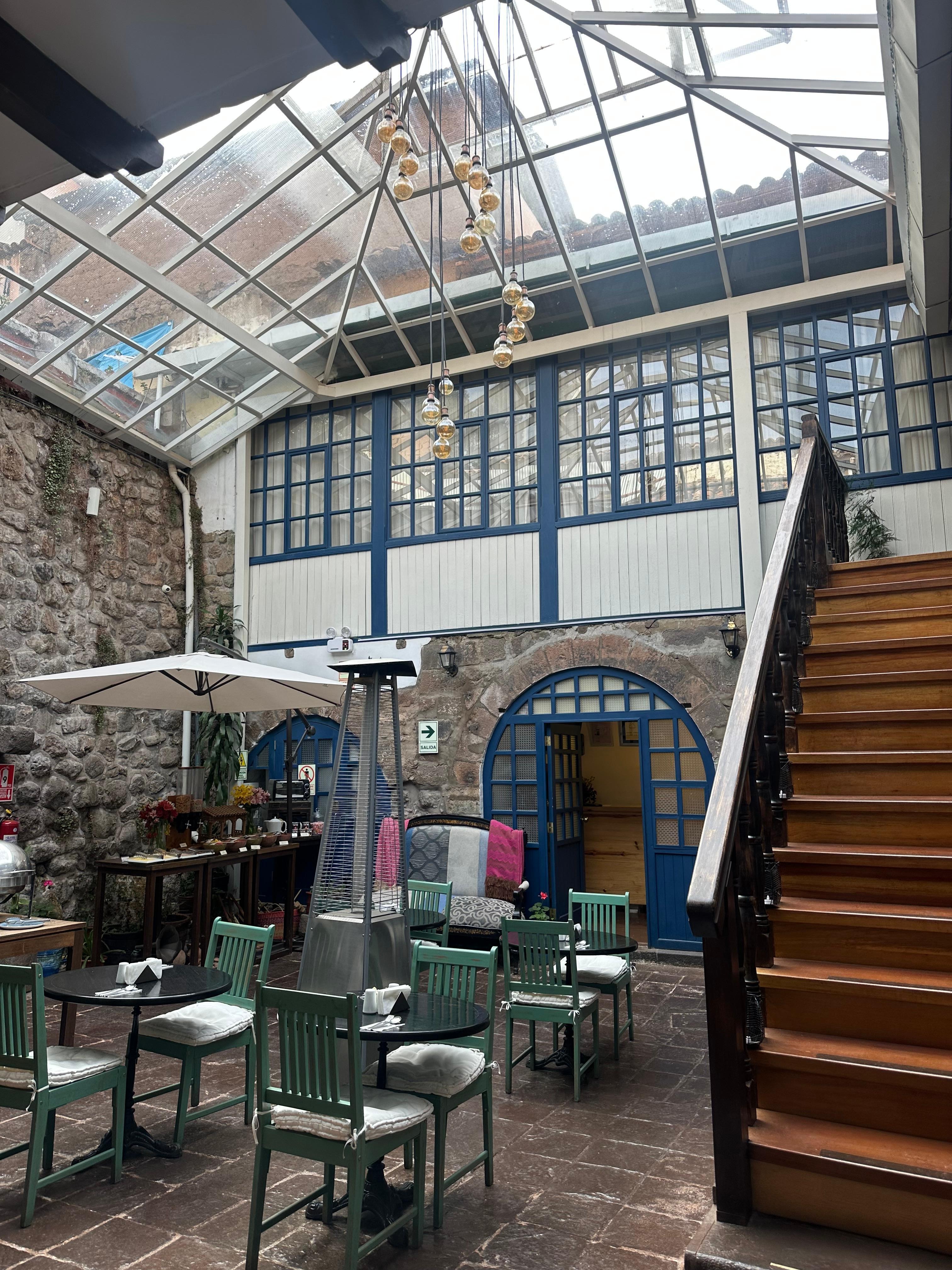 Beautiful reception and eating area