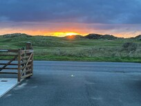 Sunset from the front path