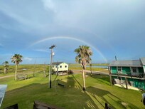Rainbow off the back deck