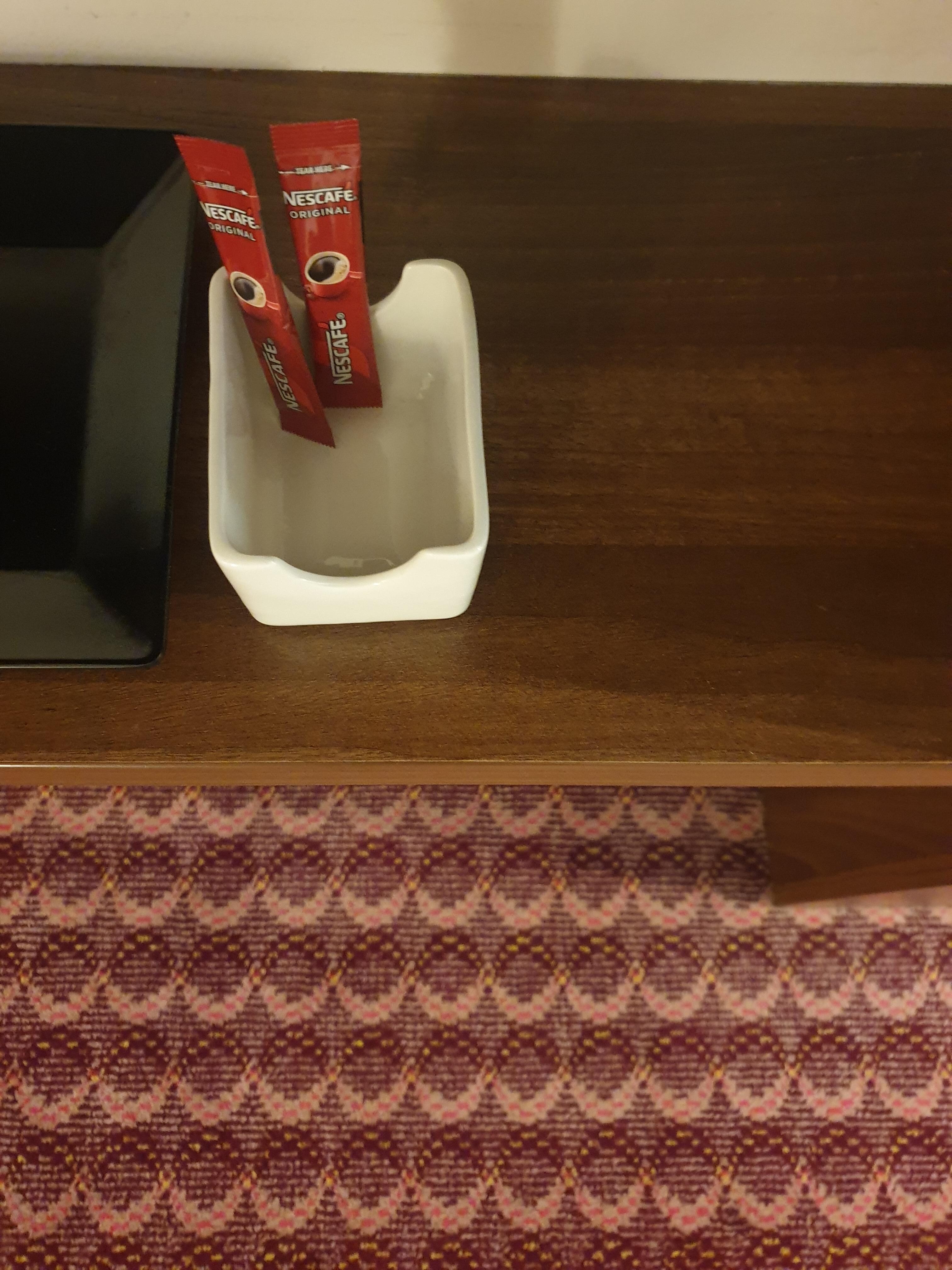 Mean helpings of tea service after 2 cups