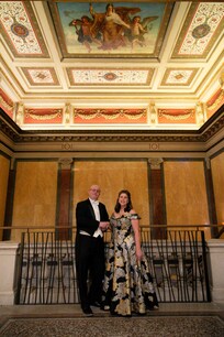 Pictures before ball inside hotel